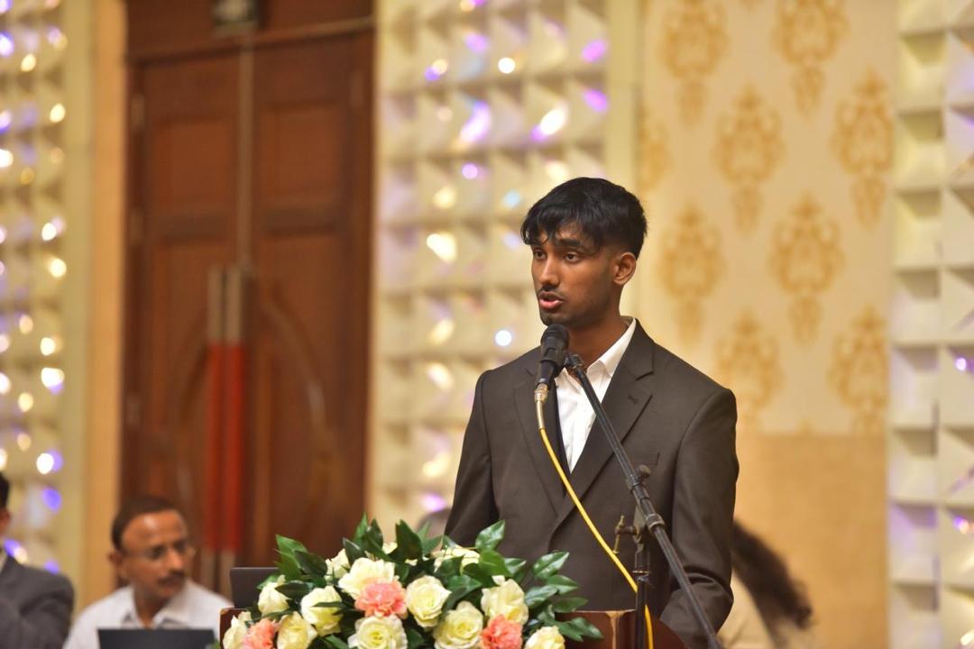 Aloka speaking at an industry workshop